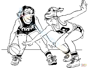 Female Basketball Players Worksheet