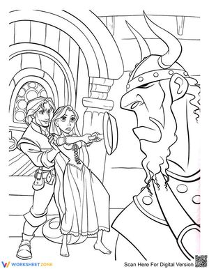 Brave Rapunzel Character Worksheet