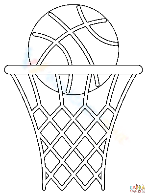 Basketball Rim Sports Worksheet