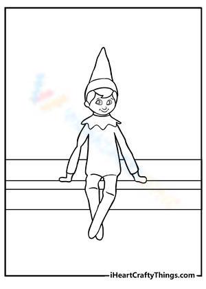 Elf on the Shelf Festive Worksheet