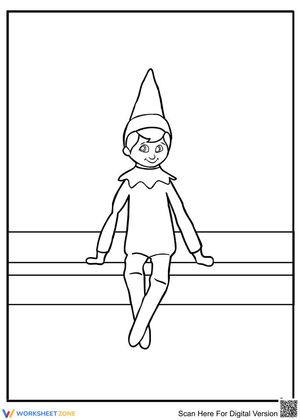 Elf on the Shelf Festive Worksheet
