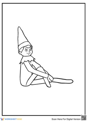 Elf on the shelf on the floor