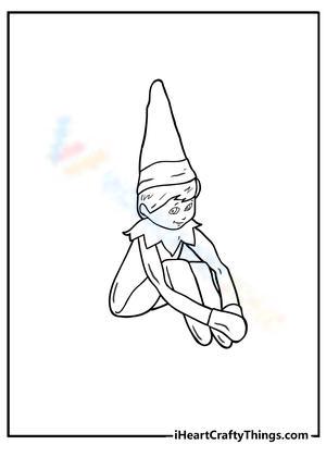 Smile Elf on the shelf