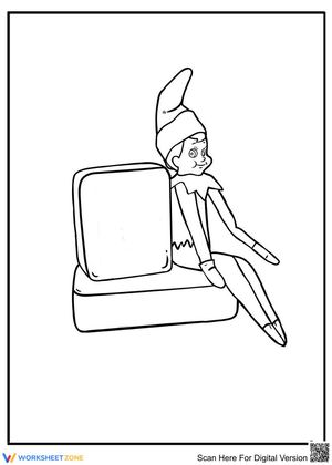 Cute Elf on the shelf