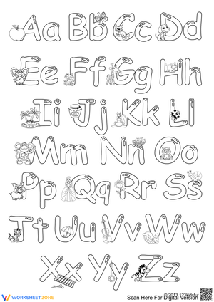 Alphabet chart