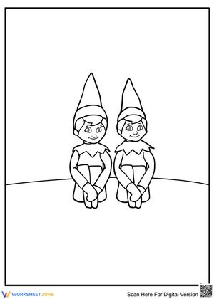 The two Elves on the shelf