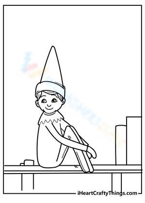 Lovely Elf on the shelf