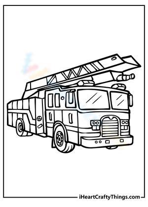 Cool Fire Truck Educational Page