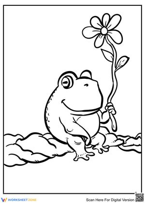 Frog and a Flower Nature Lesson