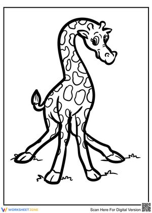Lovely Giraffe Educational Resource