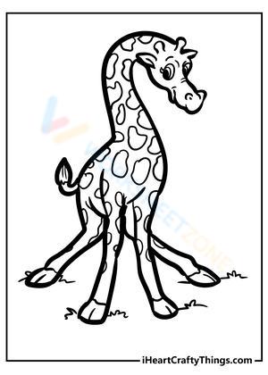 Lovely Giraffe Educational Resource
