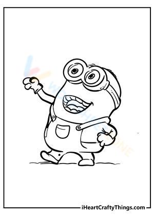 Grade 4 Minion Coloring Pages Worksheets 2024