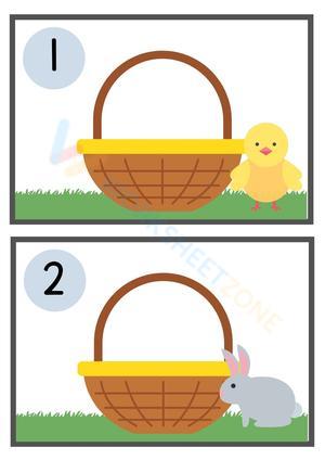 Easter Egg Counting Worksheet