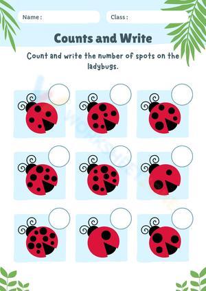 Count and Write Number Activity