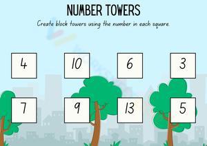 Number Block Towers 