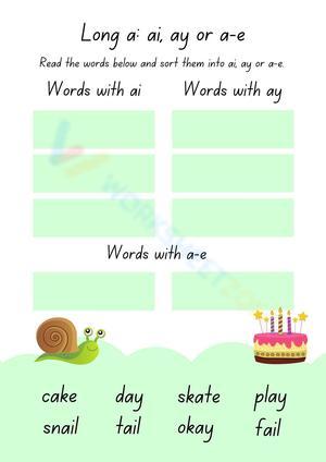 Long Sound Spelling & Phonics