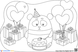 Panda Birthday Party Activity