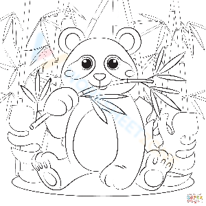 Eating Panda Worksheet: Discover Wildlife