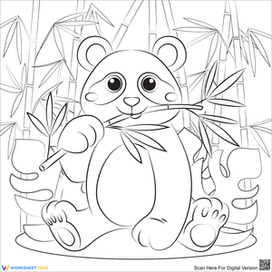 Eating Panda Worksheet: Discover Wildlife