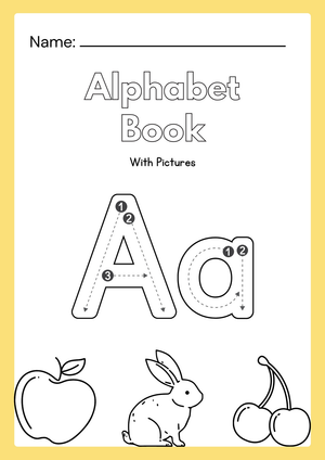Printable Alphabet Book A-Z Writing | Grade K ELA