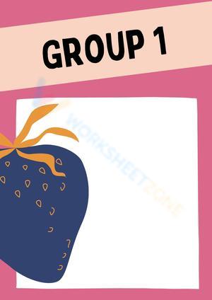 Fresh Fruit Reading Groups
