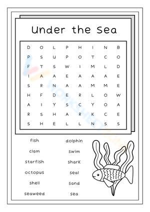 Under the Sea Word Search