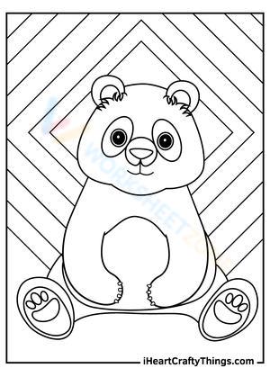 Adorable Panda Worksheet for Learning Fun!