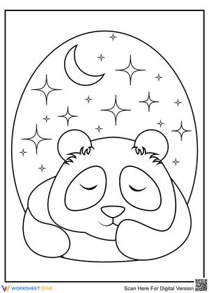 Fun Learning with a Lovely Panda Worksheet!