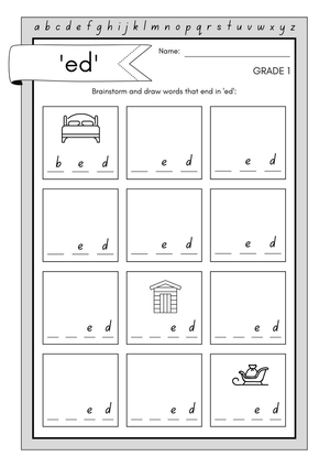 Grade 1 Onset and Rime 'ed' | Essential Phonics