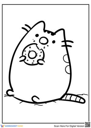 Pusheen and donut