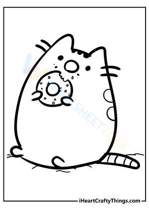 Pusheen and donut