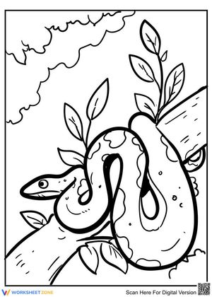 Slither into Learning with a Snake Worksheet!