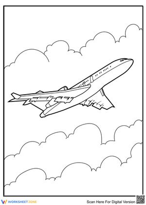 An airplane