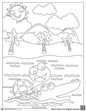On the beach