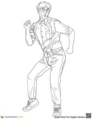 Printable Blippi Coloring Page | Grades K-2