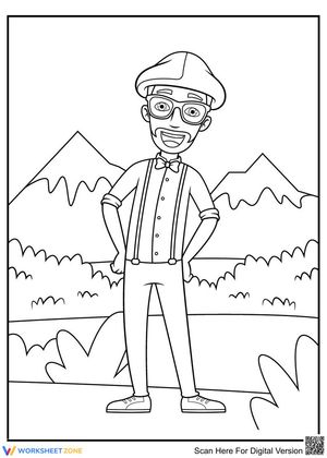 Blippi on the Hill Learning Fun