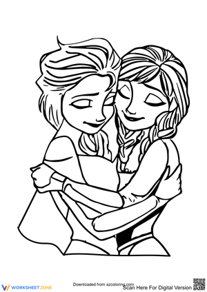 Grade K-2 Elsa and Anna — Printable No-Prep Worksheet