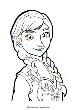 Anna Portrait: A Frozen Character Study