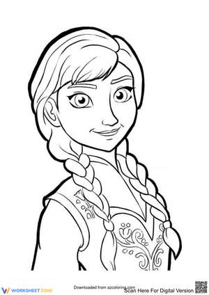 Anna Portrait: A Frozen Character Study