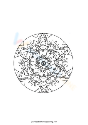 Hard To Color Flower