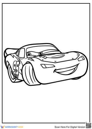Smiley Lightning Mcqueen
