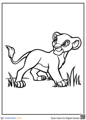 Walking Lion King