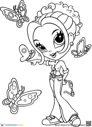 Lisa Frank and butterflies