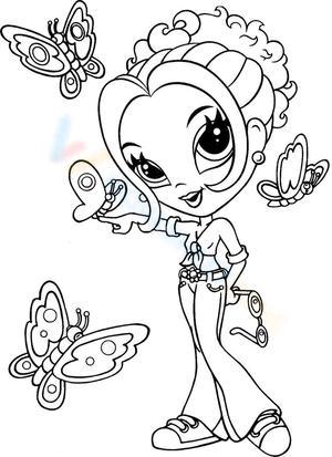 Lisa Frank and butterflies