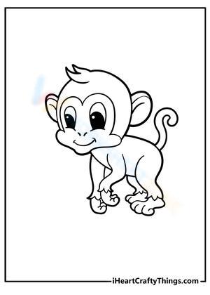 Go Bananas with an Adorable Monkey Worksheet!