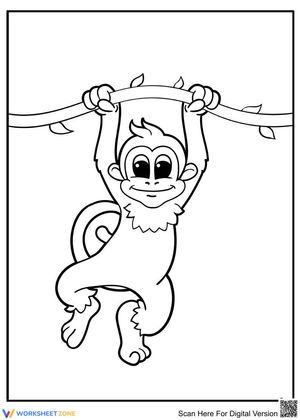 Swing into Learning with a Lovely Monkey Worksheet!
