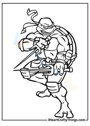 Cowabunga! Ninja Turtles Worksheet for Learning!