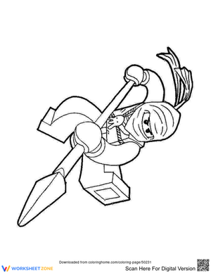 Brave Ninjago Coloring Page | Essential K-2 Printable