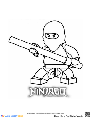 Printable Ninjago Coloring Page | Grade K-5 Essential