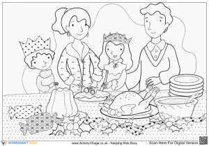 Family Party Scene Worksheet